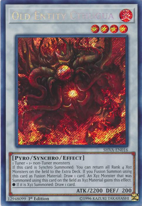 Old Entity Cthugua [SHVA-EN016] Secret Rare | Pegasus Games WI
