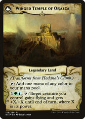 Hadana's Climb // Winged Temple of Orazca [Rivals of Ixalan Prerelease Promos] | Pegasus Games WI