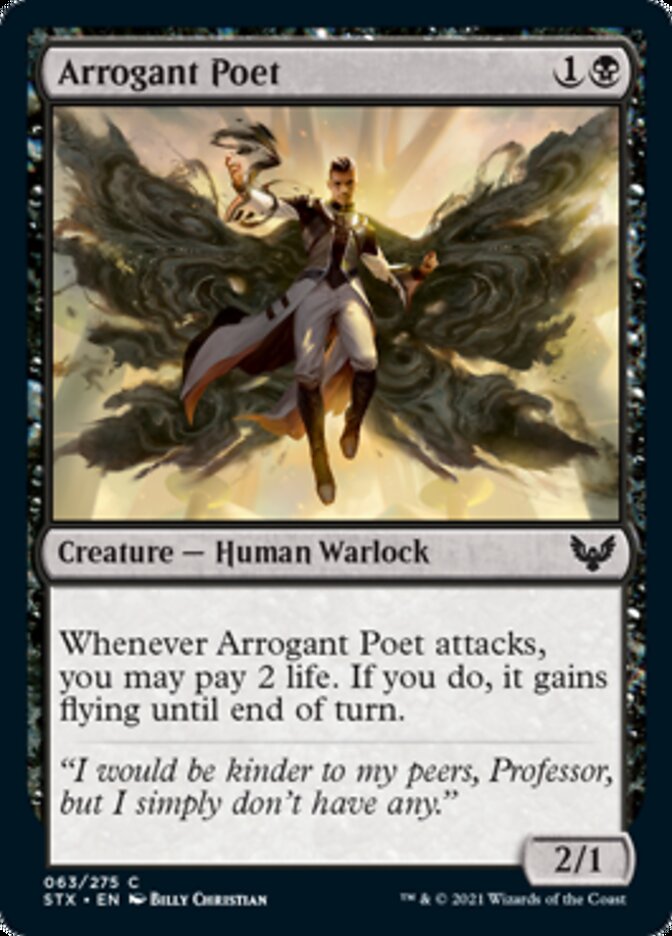 Arrogant Poet [Strixhaven: School of Mages] | Pegasus Games WI