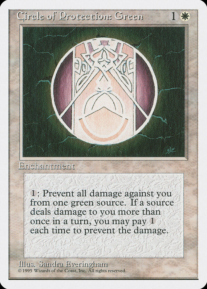 Circle of Protection: Green [Fourth Edition] | Pegasus Games WI