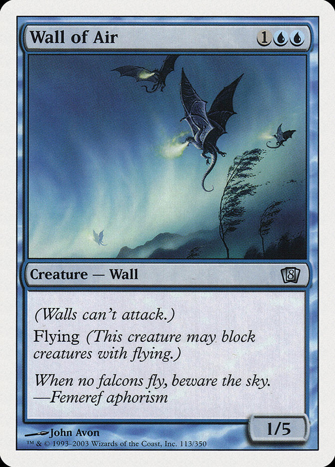 Wall of Air [Eighth Edition] | Pegasus Games WI