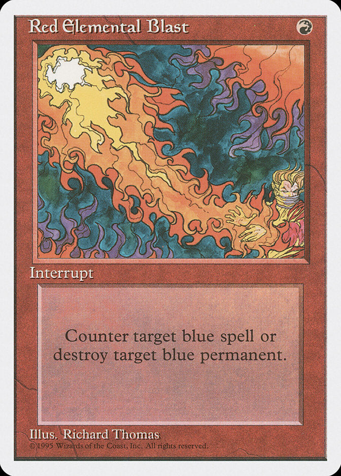 Red Elemental Blast [Fourth Edition] | Pegasus Games WI