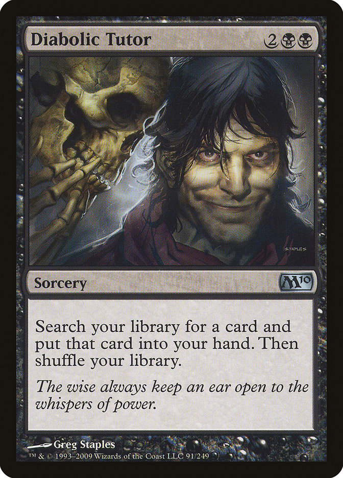 Diabolic Tutor [Magic 2010] | Pegasus Games WI