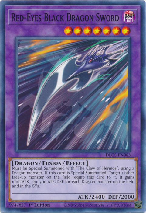 Red-Eyes Black Dragon Sword [DLCS-EN063] Common | Pegasus Games WI