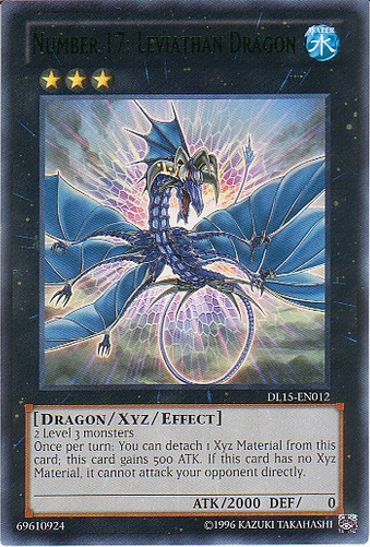 Number 17: Leviathan Dragon (Green) [DL15-EN012] Rare | Pegasus Games WI