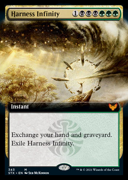 Harness Infinity (Extended Art) [Strixhaven: School of Mages] | Pegasus Games WI