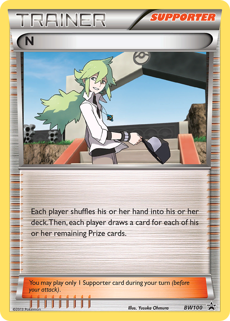 N (BW100) [Black & White: Black Star Promos] | Pegasus Games WI
