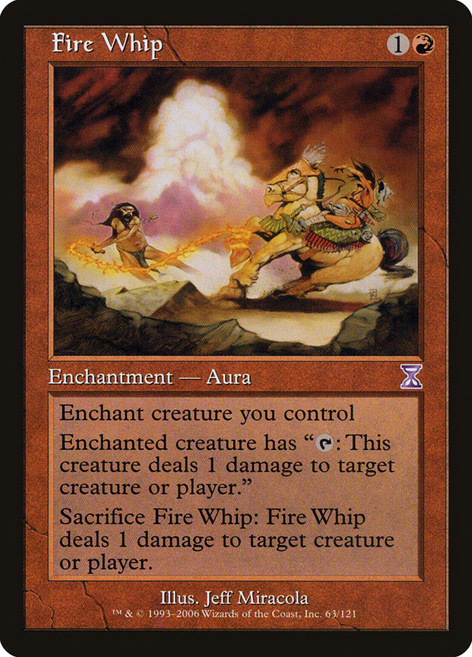 Fire Whip [Time Spiral Timeshifted] | Pegasus Games WI