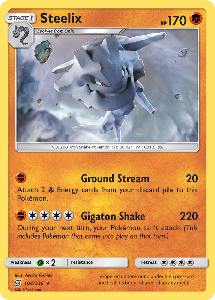 Steelix (104/236) [Sun & Moon: Unified Minds] | Pegasus Games WI