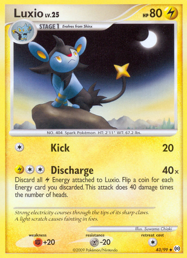 Luxio (43/99) [Platinum: Arceus] | Pegasus Games WI