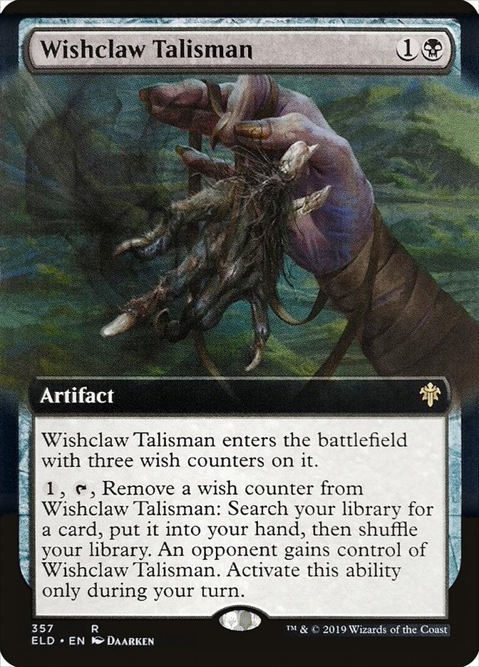 Wishclaw Talisman (Extended Art) [Throne of Eldraine] | Pegasus Games WI