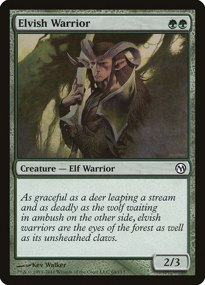 Elvish Warrior [Duels of the Planeswalkers] | Pegasus Games WI