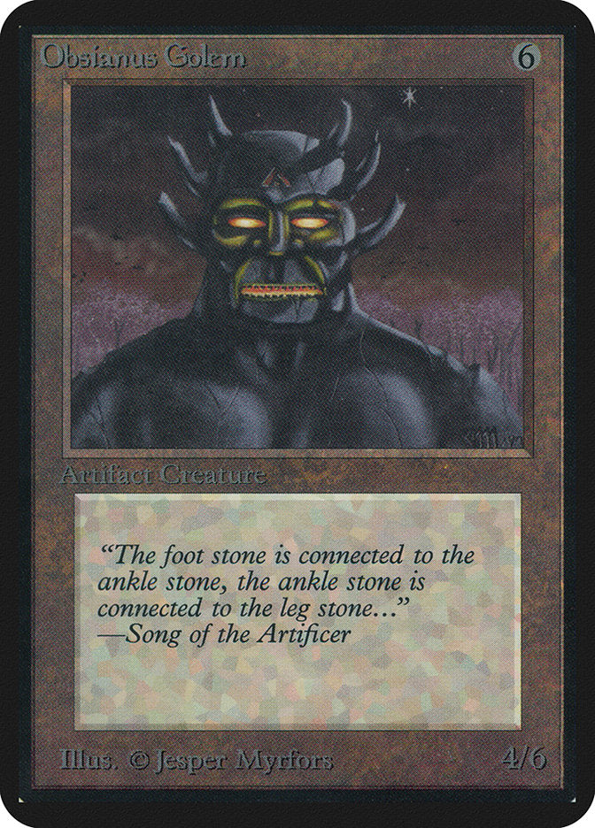 Obsianus Golem [Alpha Edition] | Pegasus Games WI