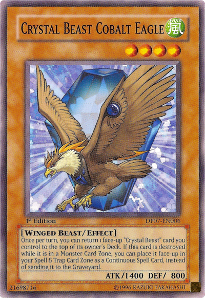 Crystal Beast Cobalt Eagle [DP07-EN006] Common | Pegasus Games WI