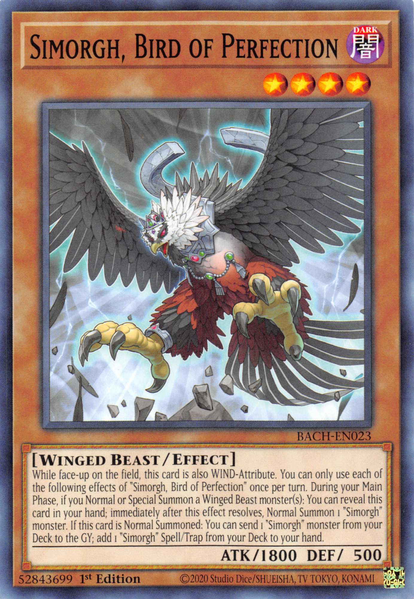 Simorgh, Bird of Perfection [BACH-EN023] Common | Pegasus Games WI