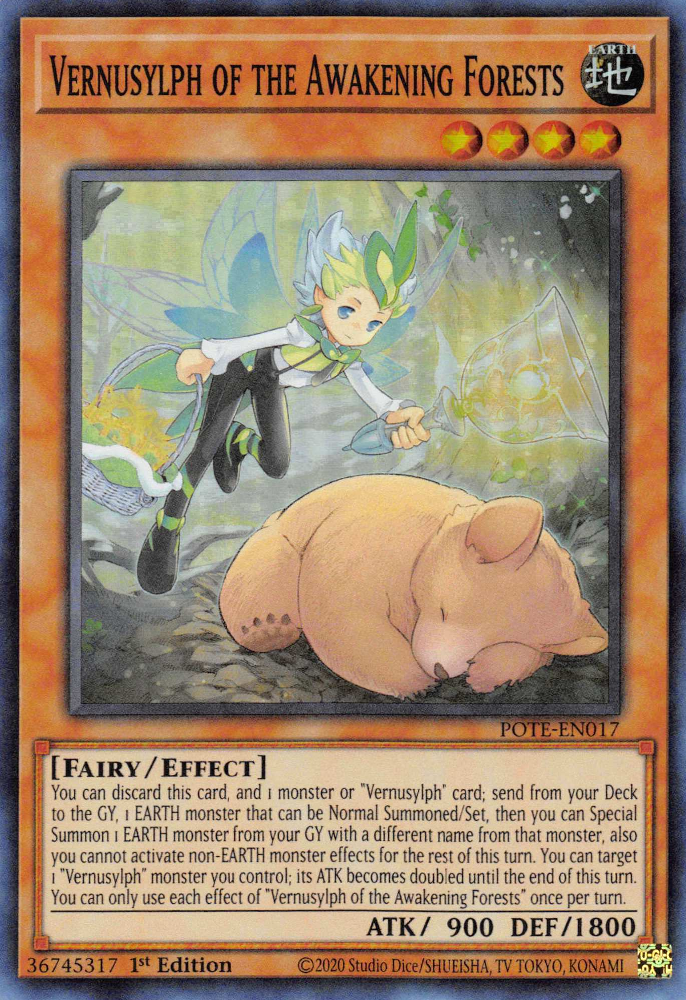 Vernusylph of the Awakening Forests [POTE-EN017] Super Rare | Pegasus Games WI