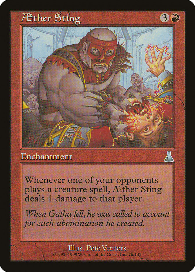 Aether Sting [Urza's Destiny] | Pegasus Games WI