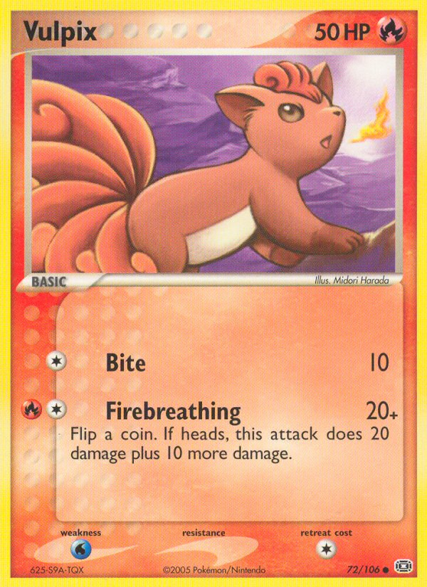 Vulpix (72/106) [EX: Emerald] | Pegasus Games WI