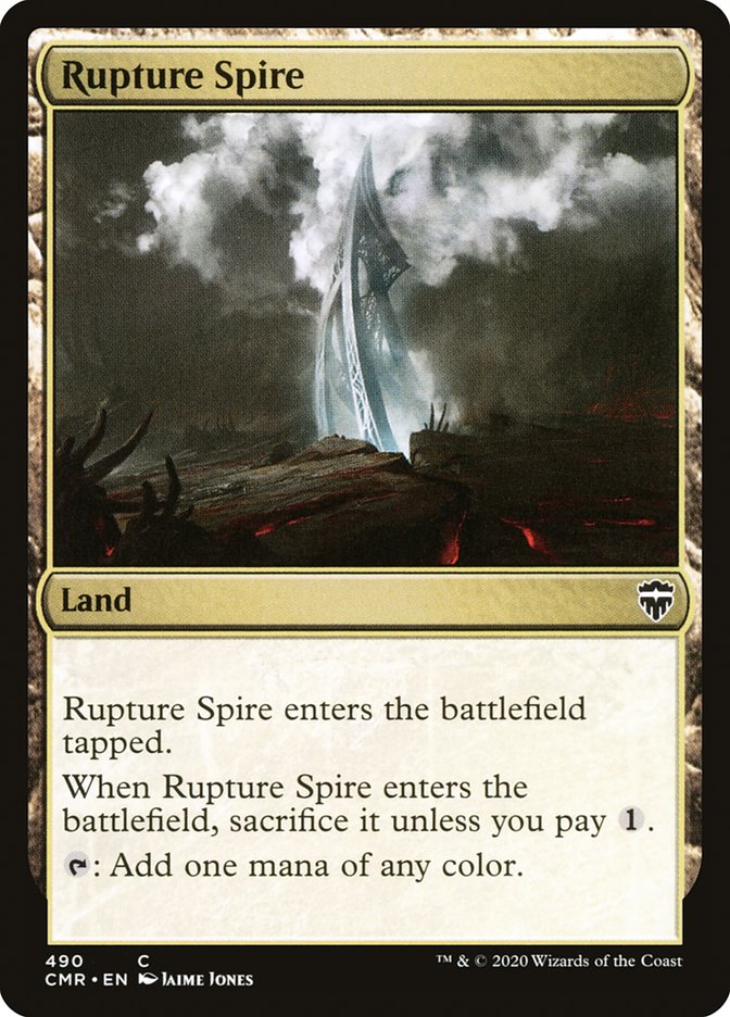 Rupture Spire (490) [Commander Legends] | Pegasus Games WI