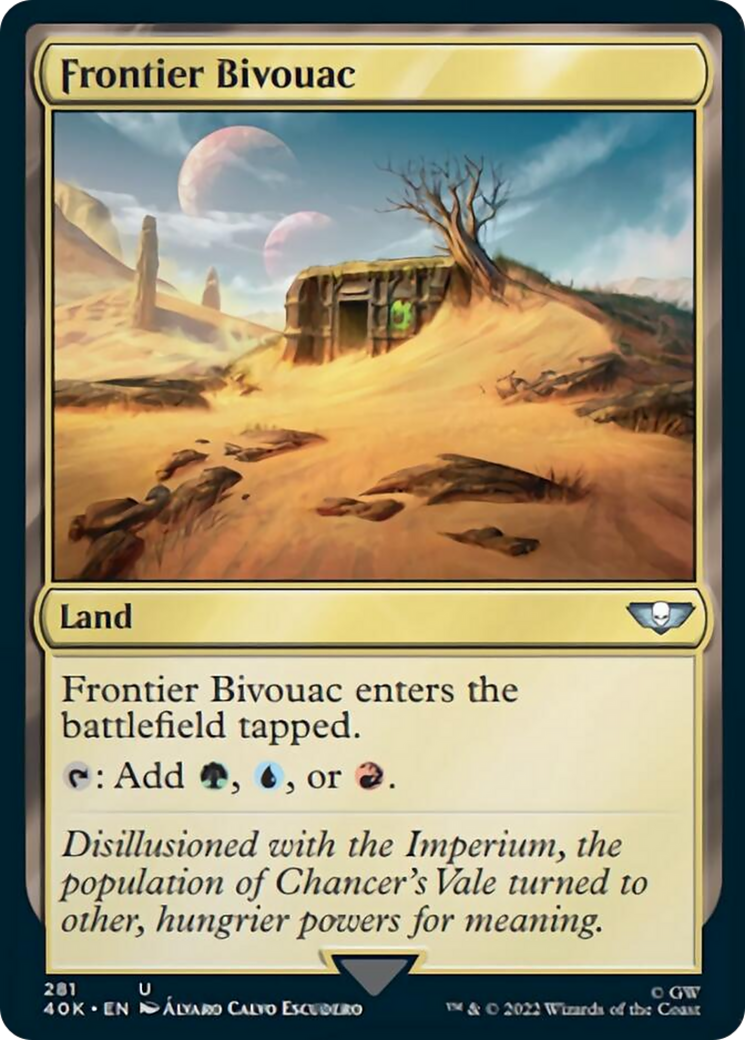 Frontier Bivouac (Surge Foil) [Warhammer 40,000] | Pegasus Games WI
