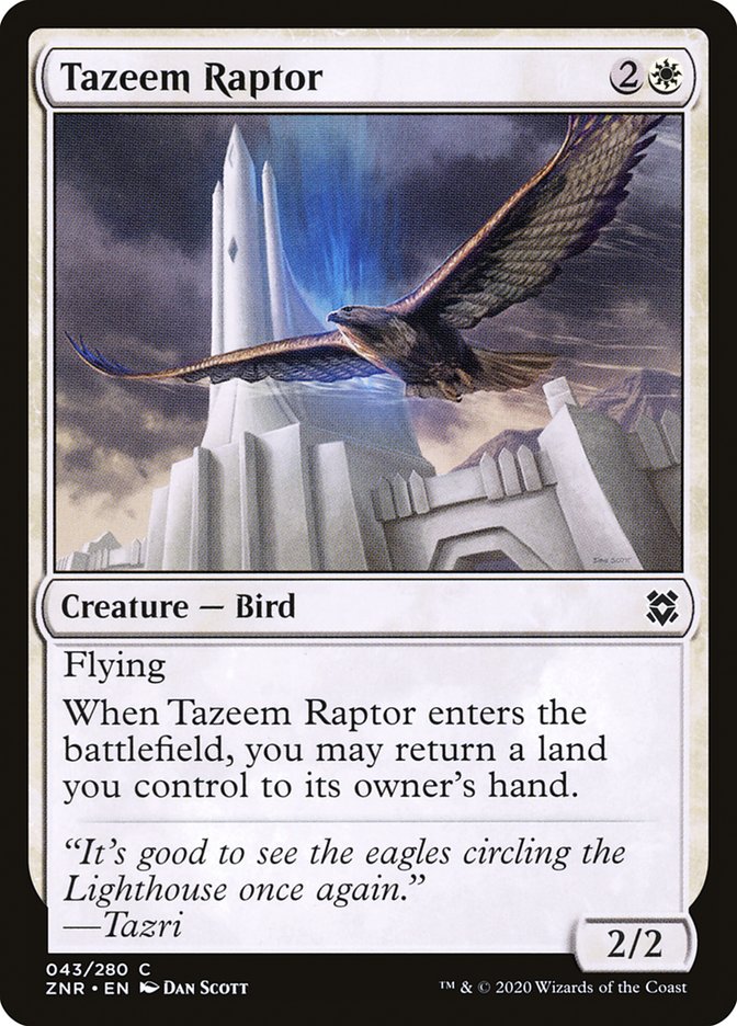 Tazeem Raptor [Zendikar Rising] | Pegasus Games WI