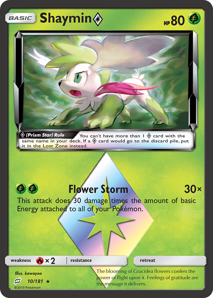 Shaymin (10/181) (Prism Star) [Sun & Moon: Team Up] | Pegasus Games WI