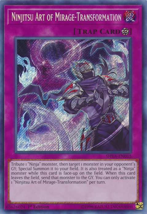 Ninjitsu Art of Mirage-Transformation [SHVA-EN015] Secret Rare | Pegasus Games WI