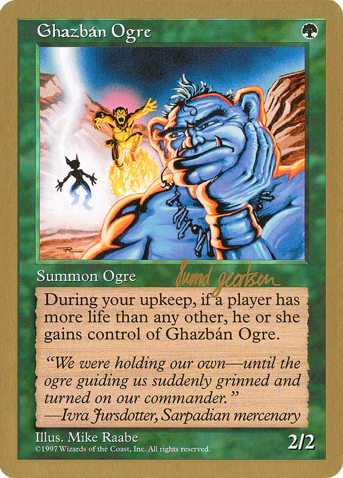 Ghazban Ogre (Svend Geertsen) [World Championship Decks 1997] | Pegasus Games WI