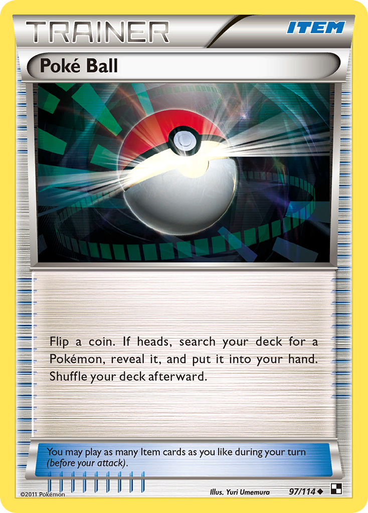 Poke Ball (97/114) [Black & White: Base Set] | Pegasus Games WI