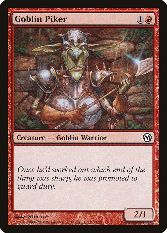 Goblin Piker [Duels of the Planeswalkers] | Pegasus Games WI