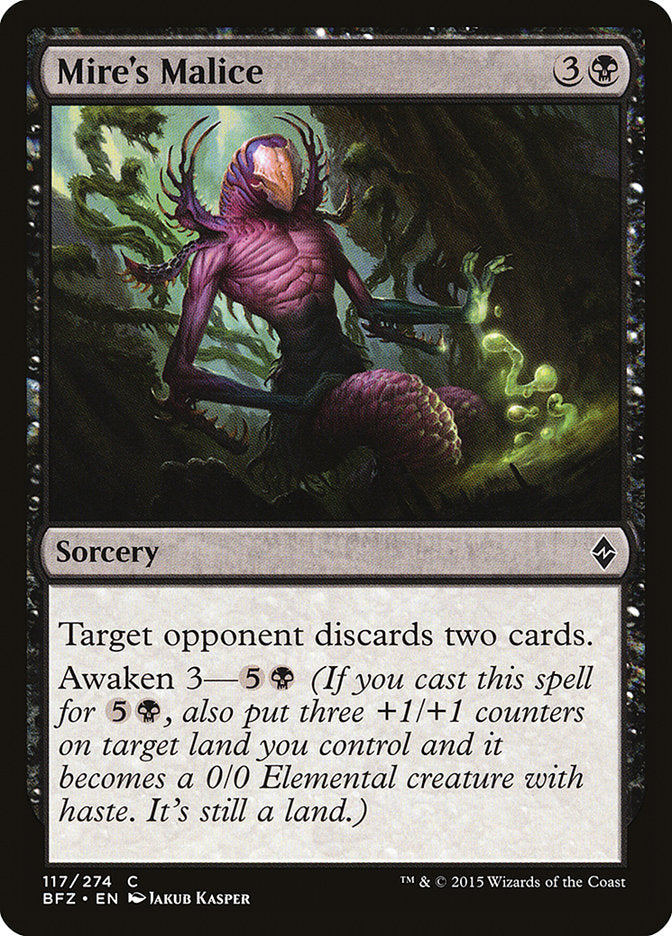 Mire's Malice [Battle for Zendikar] | Pegasus Games WI
