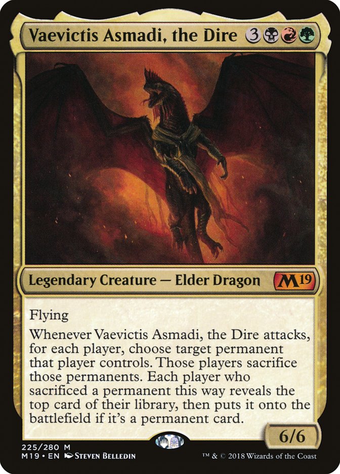 Vaevictis Asmadi, the Dire [Core Set 2019] | Pegasus Games WI