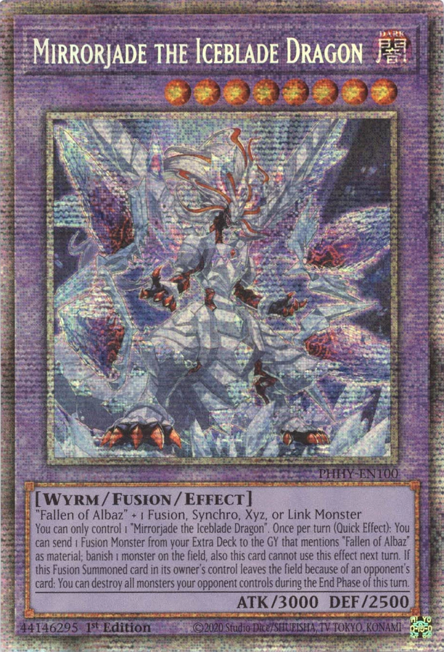 Mirrorjade the Iceblade Dragon [PHHY-EN100] Starlight Rare | Pegasus Games WI