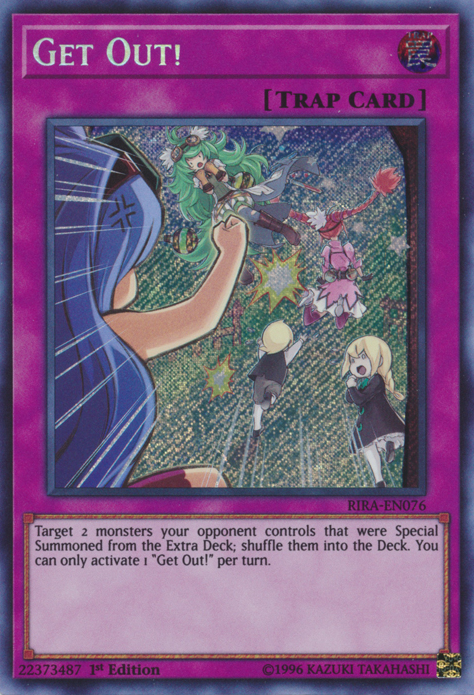 Get Out! [RIRA-EN076] Secret Rare | Pegasus Games WI