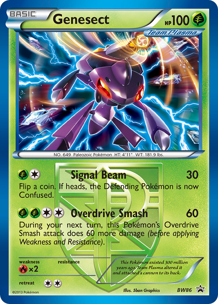 Genesect (BW86) (Team Plasma) [Black & White: Black Star Promos] | Pegasus Games WI