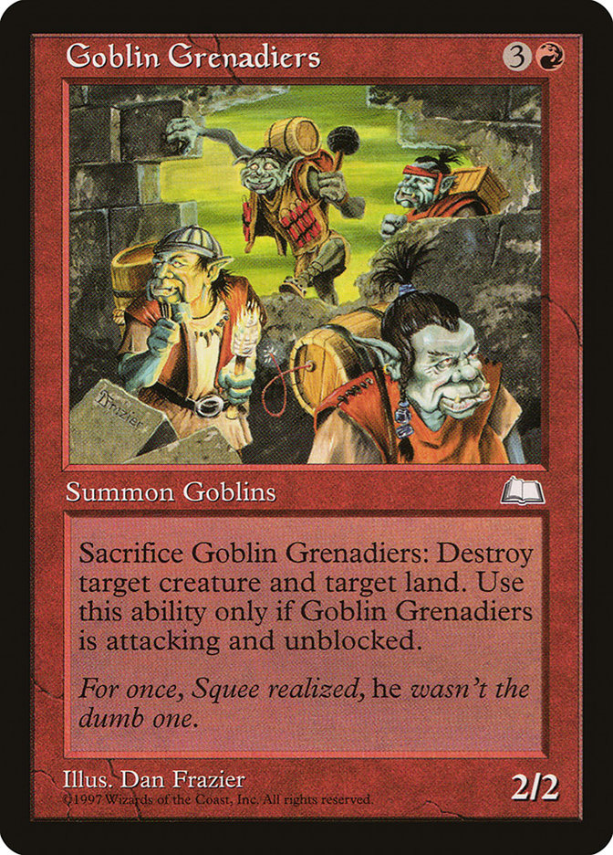 Goblin Grenadiers [Weatherlight] | Pegasus Games WI