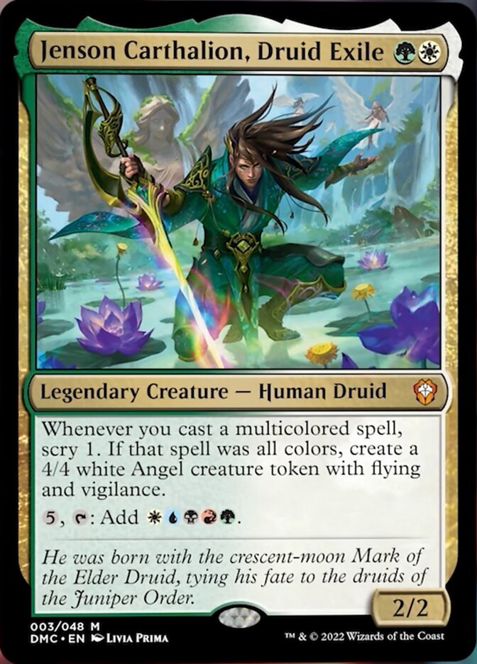 Jenson Carthalion, Druid Exile [Dominaria United Commander] | Pegasus Games WI