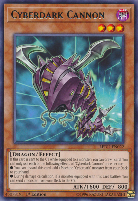Cyberdark Cannon [LEDU-EN022] Rare | Pegasus Games WI
