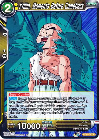 Krillin, Moments Before Comeback [BT11-097] | Pegasus Games WI