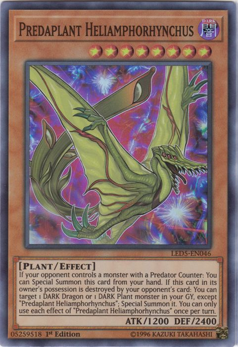 Predaplant Heliamphorhynchus [LED5-EN046] Super Rare | Pegasus Games WI