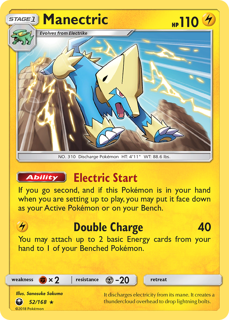 Manectric (52/168) [Sun & Moon: Celestial Storm] | Pegasus Games WI