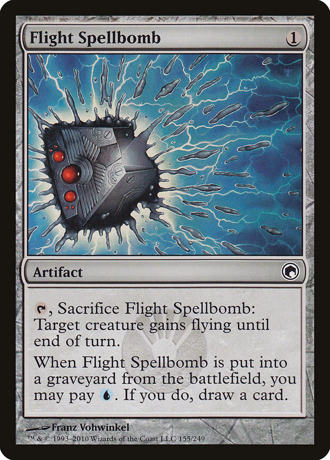 Flight Spellbomb [Scars of Mirrodin] | Pegasus Games WI