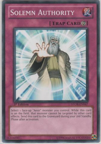 Solemn Authority [STOR-EN067] Common | Pegasus Games WI