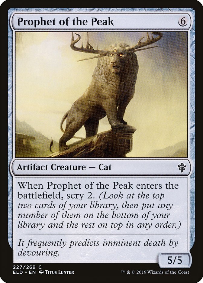 Prophet of the Peak [Throne of Eldraine] | Pegasus Games WI