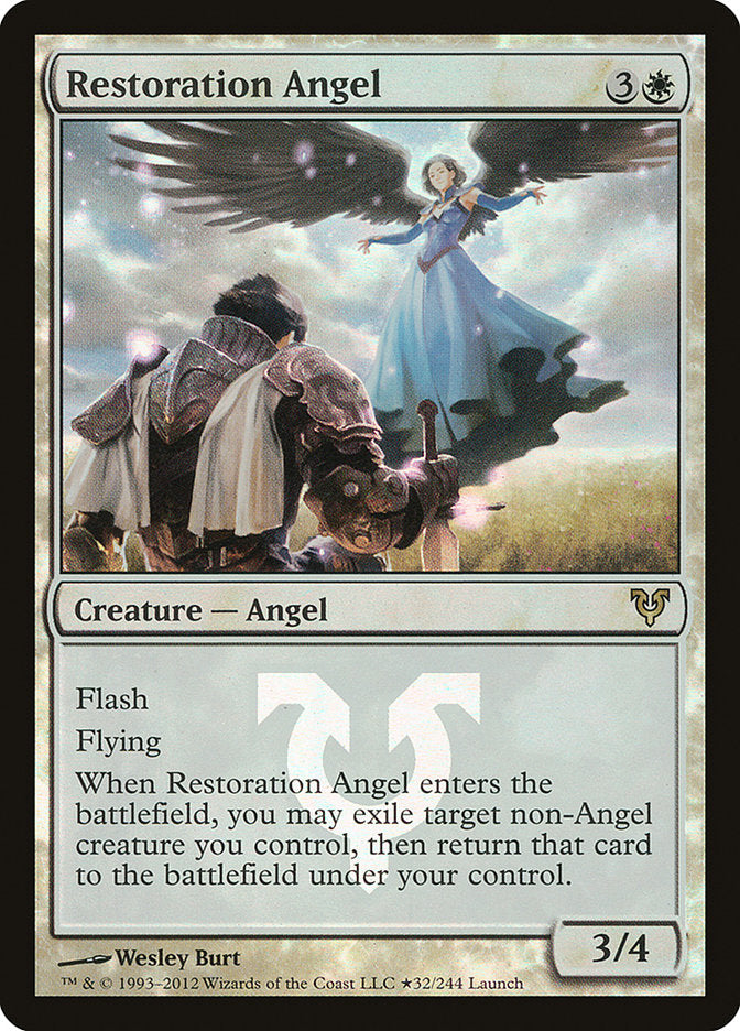 Restoration Angel (Launch) [Avacyn Restored Prerelease Promos] | Pegasus Games WI