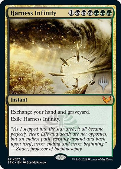 Harness Infinity (Promo Pack) [Strixhaven: School of Mages Promos] | Pegasus Games WI