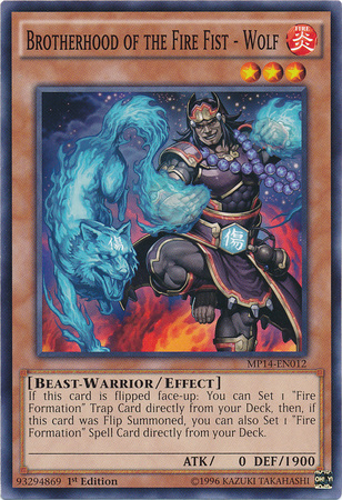 Brotherhood of the Fire Fist - Wolf [MP14-EN012] Common | Pegasus Games WI
