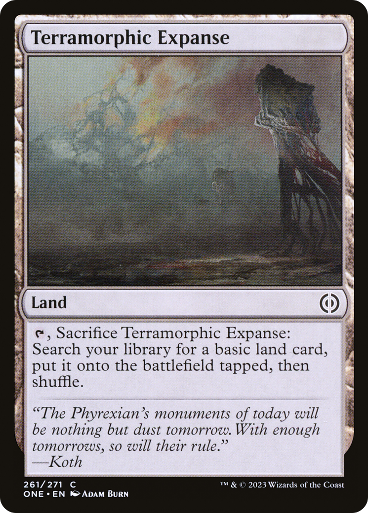 Terramorphic Expanse [Phyrexia: All Will Be One] | Pegasus Games WI