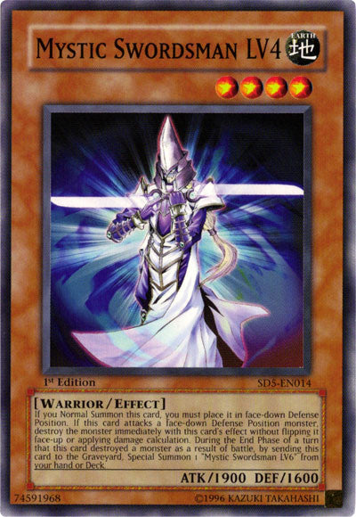 Mystic Swordsman LV4 [SD5-EN014] Common | Pegasus Games WI