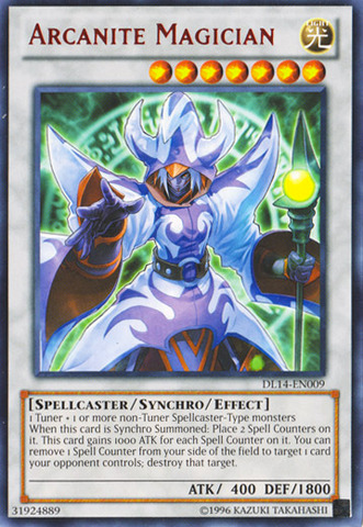 Arcanite Magician (Red) [DL14-EN009] Rare | Pegasus Games WI